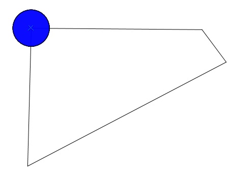 Deed Plot with Lawn Sprinkler Layout